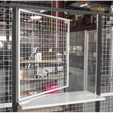 Guichet pour cloison industrielle