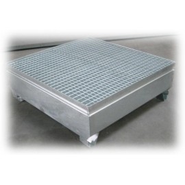 Bac de rétention métallique