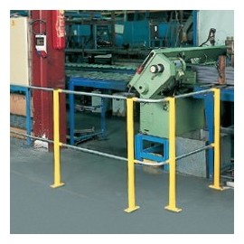 Poteau pour barrière de délimitation