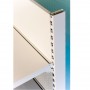 Support en T pour gondole double face RAL 9001
