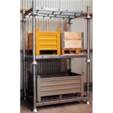 Manurack double : rack modulable et superposable