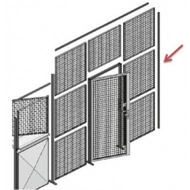 Poteau pour cloison industrielle départ mur