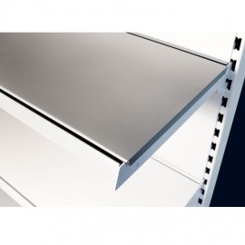 Tablette pour gondole RAL 9001