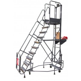 Escabeaux roulants avec stabilisateurs