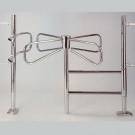 Guidage balisage magasin portillon rotatif