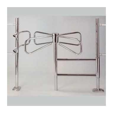 Guidage balisage magasin portillon rotatif