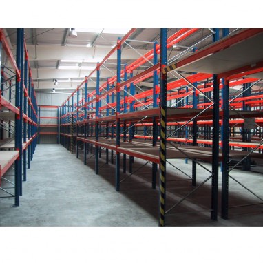 Recouvrement aggloméré pour rack a palettes