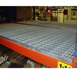 Caillebotis pour stockage palette