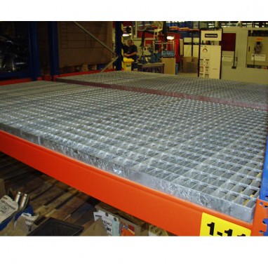 Caillebotis pour stockage palette