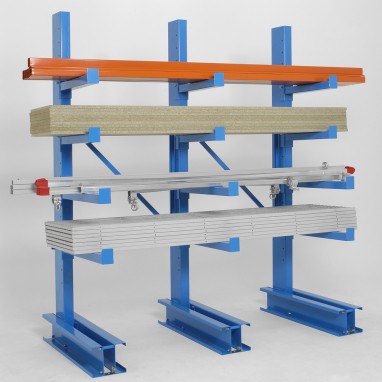 Rayonnage Cantilever léger charge lourde