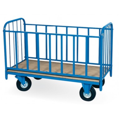 Chariot avec 2 dossiers et 2 ridelles