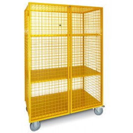 Chariot fermé grillagé