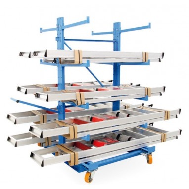Rayonnage Cantilever mobile