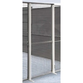 Panneau grillagé pour cloison industrielle