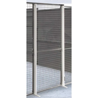 Panneau grillagé pour cloison industrielle