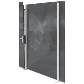 Panneau tôlé pour cloison industrielle