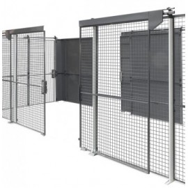 Porte coulissante double