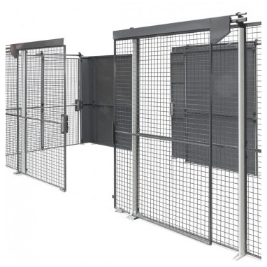 Porte coulissante double