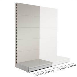 Gondole Simple Face RAL9001